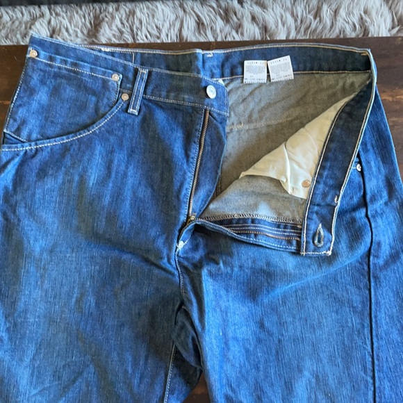 Rare Vintage Levi's 821 Engineer Dk wash zip fly - Picture 2 of 7